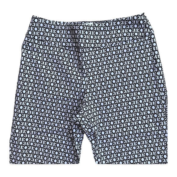 KRAZY LARRY black and white geometric design easy-on pants, size 2, EUC - Picture 3 of 8